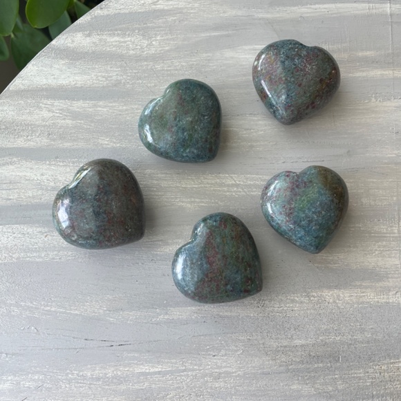 Ruby with Blue Kyanite Heart - Picture 3 of 4